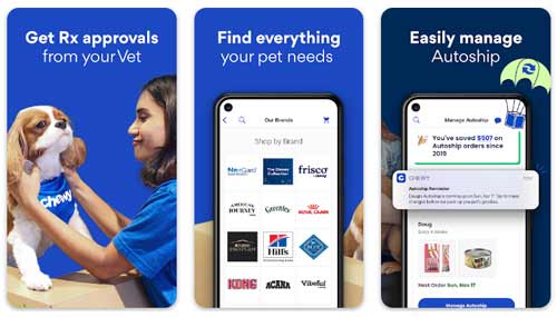 اپلیکیشن Chewy