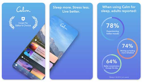 روانشناسی اپلیکیشن Calm کالم